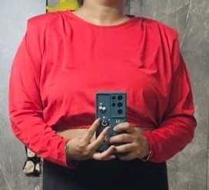Chic Red Cropped Top