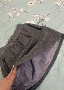 SHEIN Stylish Grey A-line Skirt