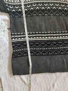fashion &amp; bug Patterned Knit Short Sleeve Sweater