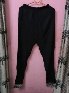Nayra cut Black Kurta with pant set