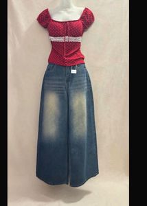 💙Women's extra Wide Leg Jeans
