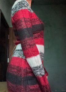 Cozy Striped Knit Sweater
