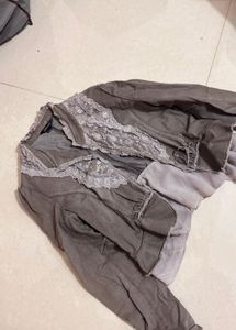 Lace Trimmed Jacket