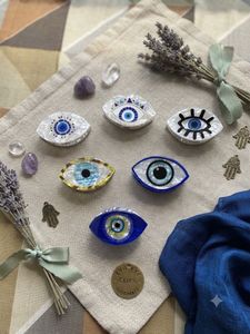 Evil Eye Hair Clips Set