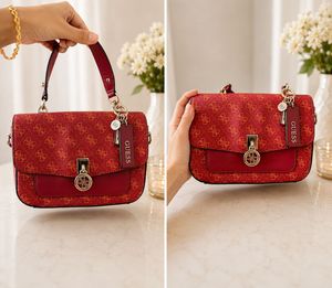 Guess Red Monogram Bag(Original)