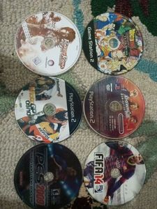 Playstation 2 Games Lot: WWE, PES, God of War