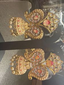 Kundan Look a like  Jhumka Earrings
