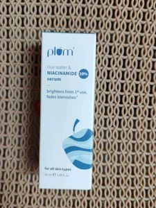Plum Rice Water & Niacinamide Serum