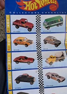 Vintage 1990s Hot Wheels Collector's Checklist