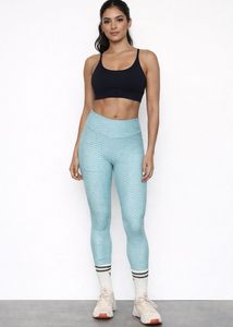 Aqua Textured Leggings( slight scrunch butt)
