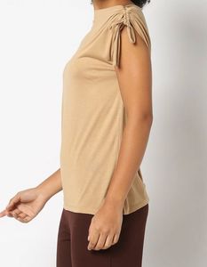 Chic Ruched Sleeve Top for women