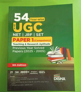 UGC NET JRF SET Paper 1 Solved Papers