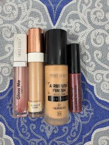 COMBO OF Swiss Beauty Foundation, concealer,