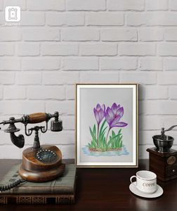 Floral Sketch (Drawing/Painting)