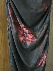 Elegant Floral Print Maxi Dress