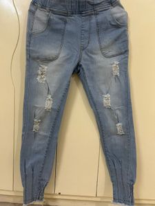 Funky Blue boyfriend jeans