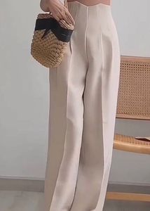 Chic High-Waisted Wide-Leg Trousers