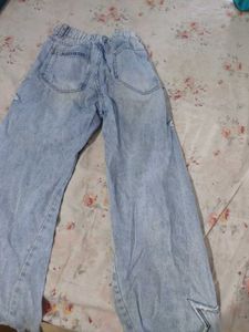 Women's Star Print Light Wash Jeans