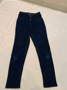Classic Dark Wash Skinny Jeans for 10 to 12 yr