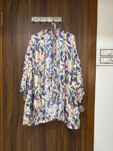 Floral Print Kimono
