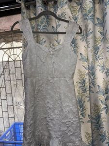 White Lace Mini Dress