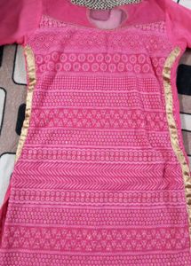 Heavy Pink Festive Wear Kurti ❤️❤️