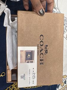 Coach Signature Wallet with Chain