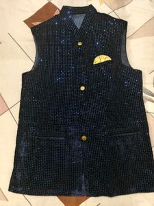 Men's Sequined Nehru Jacket