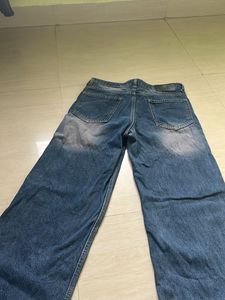 Classic Blue Wide Leg Jeans