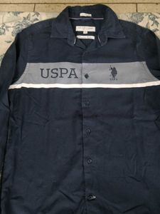 US Polo Assn Navy Blue Shirt for men