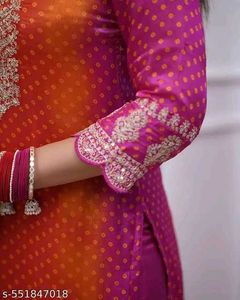 Gorgeous Pink &amp; Orange Dress suits