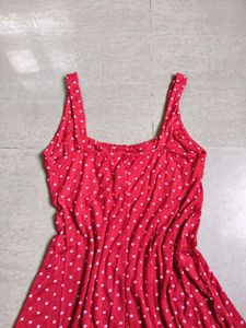 Cute Red Polka Dot Dress