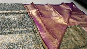 no bargain fixed Elegant kanchipuram Saree