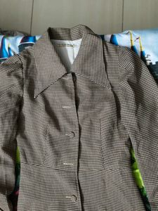 Vintage Houndstooth Trench dress