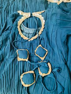 Elegant Blue Ethnic Gown