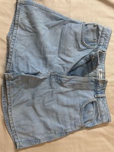 Light Wash Denim Shorts