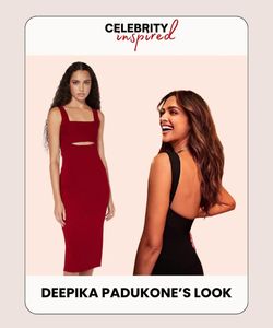 Deepika Padukone Inspired Cut Out Detail Mid