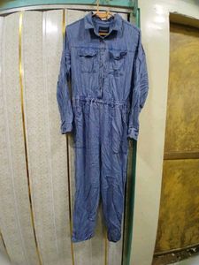 Comfy Denim Jumpsuit