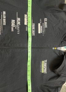TeamSpirit Black Zip-Up Hoodie (L)