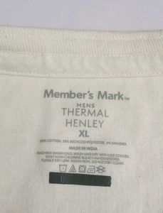 Member's Mark Men's Thermal Henley Pullover