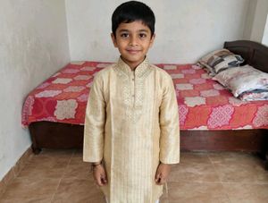 Boys Beige Kurta