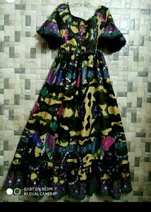 Frida Kahlo Inspired Maxi Dress