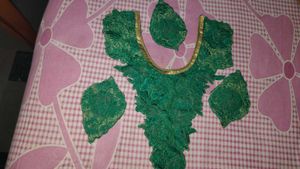Embroidered Neck Patchwork  unstitched material