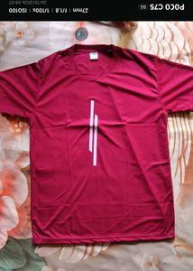 Men's Red Graphic T-Shirt