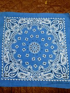 Classic Blue Paisley Bandana