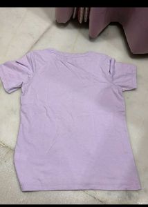 Bossini Embellished Lavender T-Shirt