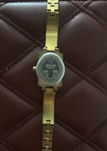 Gold Tone Vision Quartz Watch