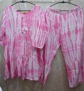 Women Pink Co-ords Set