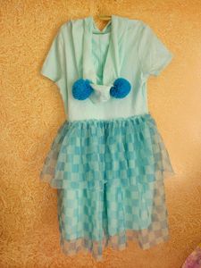 Cute Girls' Graphic Tulle Dress