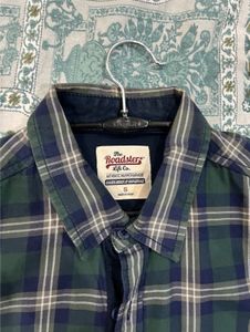 Roadster Green Plaid Long Sleeve Shirt
